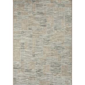 Spoltex koberce Liberec Kusový koberec Terazza 21107-740 Ivory Silver / Taupe – na von aj na doma - 120x170 cm