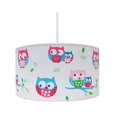 Detský luster OWLS 1xE27/60W/230V biela