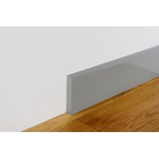 Podlahová lišta MDF FOGE LB1 100 sivá polomatná