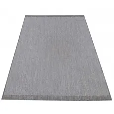 Sivý obojstranný tkaný koberec Zara 14 Rozmer: 120x170 cm