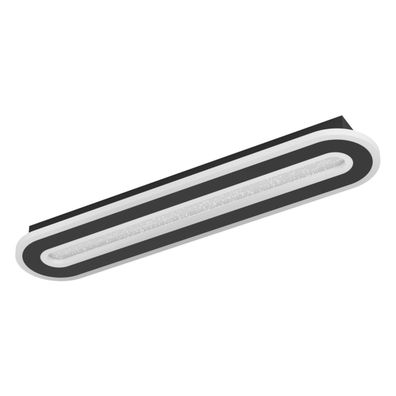 Eglo 901243 - LED Stmievateľné stropné svietidlo MACCHIONI LED/20W/230V čierna + DO