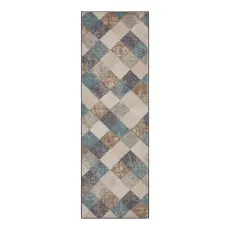 Modrý/béžový behúň 80x200 cm Terrain – Hanse Home