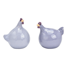 Keramická sliepočka LILAC CHICKEN fialová - viac veľkostí Veľkosť: M
