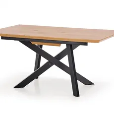 HALMAR Jídelní rozkládací stůl Talo 160/200 cm dub craft zlatý/černý