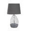 Rabalux 74228 dekoratívna stolná lampa Apolonia, sivá, E27, 1x max. 40W, IP20