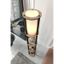 Stojacia lampa s poličkami 1xE27/40W/230V 150 cm čierna/hnedá