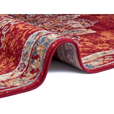 Hanse Home , Kusový koberec Luxor 105638 Maderno Red Multicolor, 140x200, červená, obývacia izba