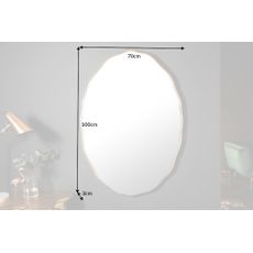 Nástenné zrkadlo Elegancia 100cm oválne zlaté