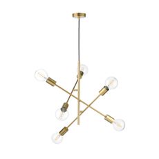 ONLI - Luster na lanku CROSS 6xE27/22W/230V