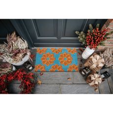Rohožka z kokosového vlákna 45x75 cm Flowers – Hanse Home