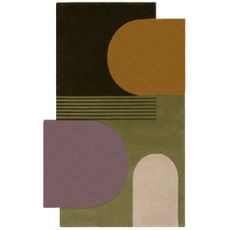 Flair Rugs koberce Kusový koberec Abstract Lozenge Green/Multi - 200x290 cm