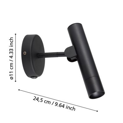 Eglo 900907 - LED Nástenné svietidlo ALMUDAINA LED/5W/230V