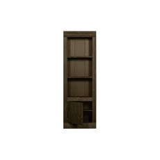 Hnedá knižnica z borovicového dreva 78x230x37 cm Yumi – WOOOD