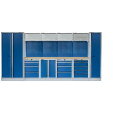 Kvalitný PROFI BLUE dielenský nábytok 4235 x 495 x 2000 mm - MTGS1300A6