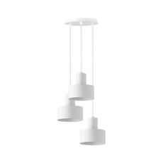 Luster na lanku RIF 3xE27/60W/230V biela