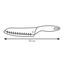 Japonský nôž PRESTO SANTOKU 15 cm