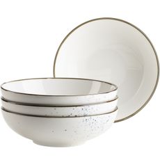 Mäser 4-dielna sada misiek Pintar White modrébodky 22 cm