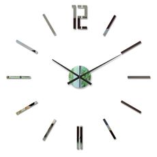 ModernClock 3D nalepovacie hodiny Carlo zrkadlové