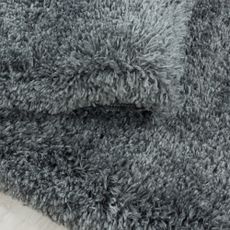 Sivý okrúhly koberec ø 200 cm Fluffy – Ayyildiz Carpets