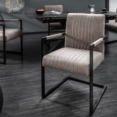 Estila Retro dizajnová stolička Inspirativo tmavosivá 90cm
