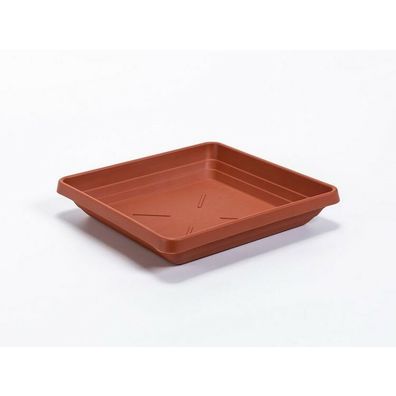 Plastia Podkvetináč Lotos 60 x 60, hnedá