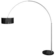 Estila Moderná nastaviteľná stojaca lampa Extenso čierna