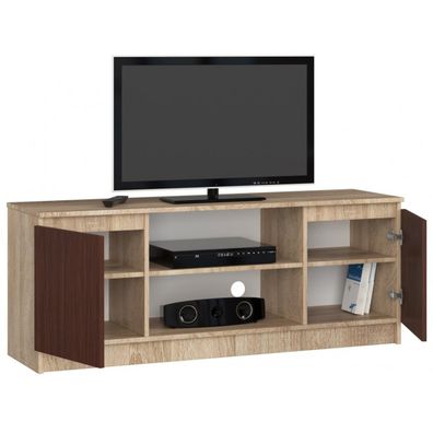 Komoda RTV K140 2D 1PCLP-sonoma / wenge
