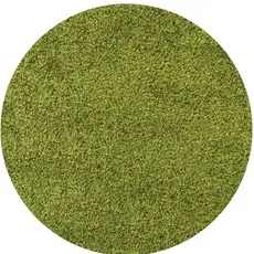 Ayyildiz Kusový koberec Life Shaggy 1500 green kruh - 80x80 (priemer) kruh cm