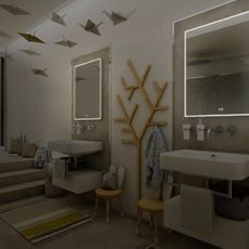 NIMCO ZP 13001VX - LED Kúpeľňové podsvietené zrkadlo 3000-6500K 70x50 cm IP44