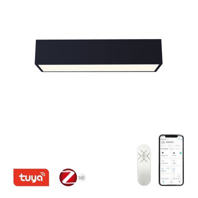 Immax NEO 07074-60-LED Stmievateľné stropné svietidlo CANTO 34W/230V čierna Tuya+DO