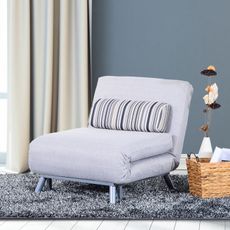 Rozkladacia pohovka Linda 185 x 75 x 25 cm | sivá
