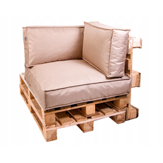 Golden Garden Paletové sedenie Golden Garden GG56/1 - podsedák a vankúš 80cm x 80cm x 15cm penový granulát cappuccino 1