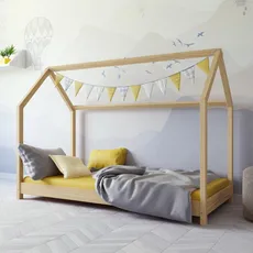 Kocot kids Detská posteľ Bella hnedá, varianta 80x180, bez šuplíků, bez matrace