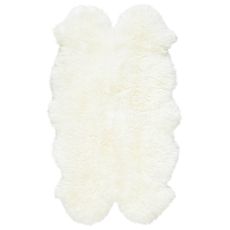 Linea Natura OVČIA KOŽUŠINA, 110/180 cm, biela