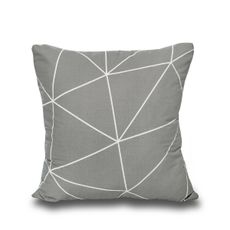 Kvalitex Obliečka na vankúš Nordic Grid sivá, 50 x 70 cm