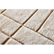 Diamond Carpets India , Ručne viazaný kusový koberec Radiant Mohair DESP P41 Mohair White, 160x230, biela, obývacia izba