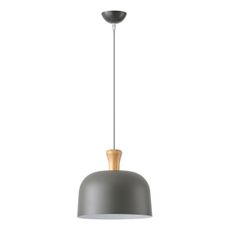 Luster na lanku 1xE27/15W/230V šedá pr. 27 cm