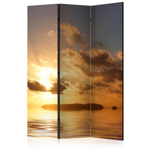 Paraván Sea sunset Dekorhome 135x172 cm (3-dielny)