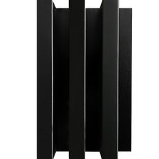 Dekoračný lamelový panel MDF/HDF čierny mat 41x190x2750