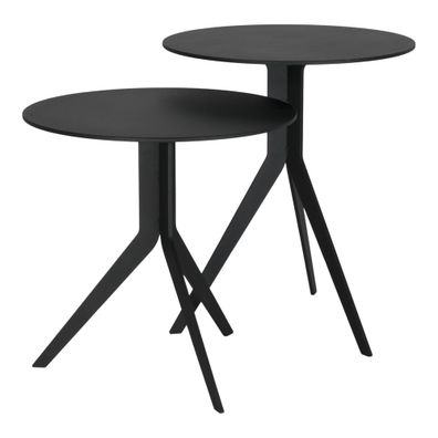 Kovový okrúhly odkladací stolík ø 38 cm Daley – Spinder Design
