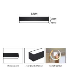 Immax NEO 07254L - LED Stmievateľné svietidlo LUNGO 20W/230V Wi-Fi Tuya čierna + DO