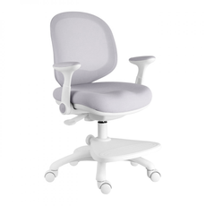 Detská rastúca stolička Neoseat KIDDY ONE — látka, sivá