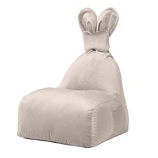 Béžový detský sedací vak Funny Bunny – The Brooklyn Kids