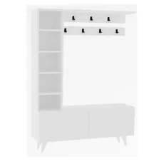 Biela predsieňová zostava Bahar - Kalune Design