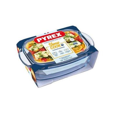 Pyrex Sklenená zapekacia misa s vekom, 4,5 l