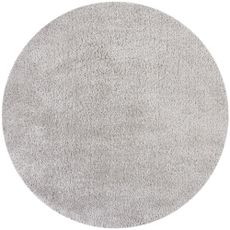 Flair Rugs koberce Kusový koberec Shaggy Teddy Grey kruh - 133x133 (priemer) kruh cm