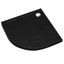 Rohová vanička Caspar New Black Stone 80x80x4,5 R55 3.2333/C/St