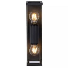 Lucide 27885/02/30 - Vonkajšie nástenné svietidlo CLAIRE 2xE27/15W/230V IP54