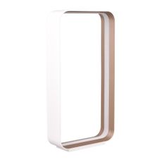 Biela LED stolová lampa s hlasovým ovládaním/s ovládaním pomocou mobilnej aplikácie s kovovým tienidlom (výška 61 cm) Cizione – CINQUE
