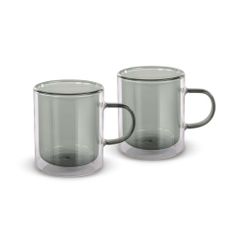 Lamart LT9121 2-dielna súprava pohárov Tea Vaso, 350 ml, čierna
